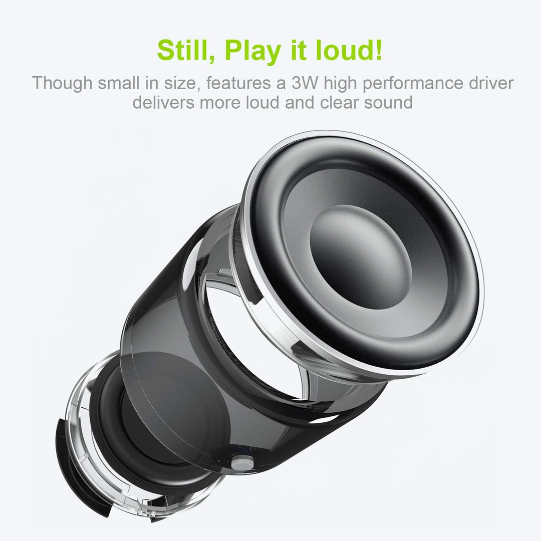 EWA mit Eva Reise Tragen Case, A106 Pro Bluetooth Lautsprecher Wasserdicht, Tragbarer kabelloser Out