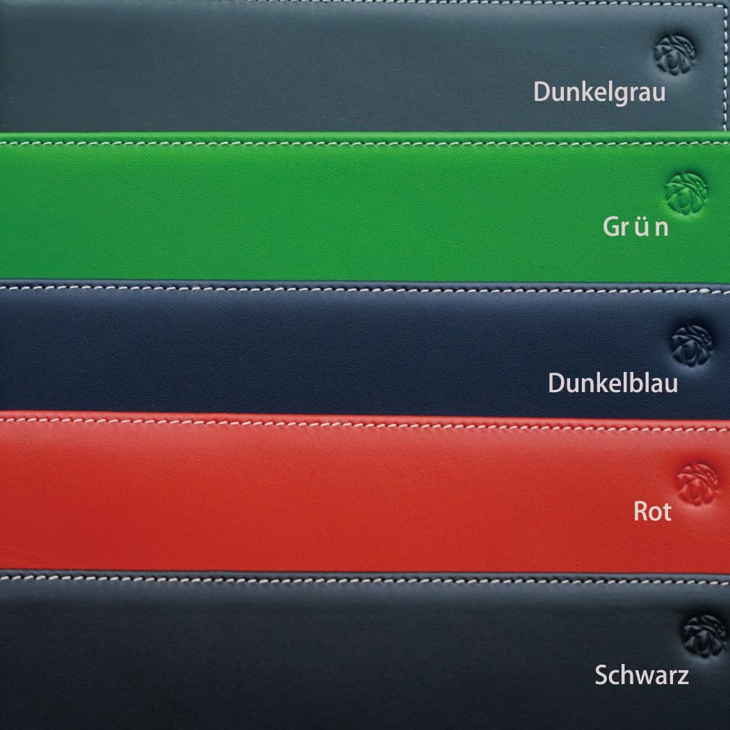 Echtes Lede RFID-Blocker für Reisesicherheit Tragbare Reisepasshülle Minimalistischen Stil für Damen