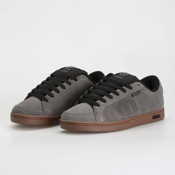 Etnies Herren Kingpin Skateboardschuhe 41 EU Grau Schwarz, 41 EU Grau Schwarz