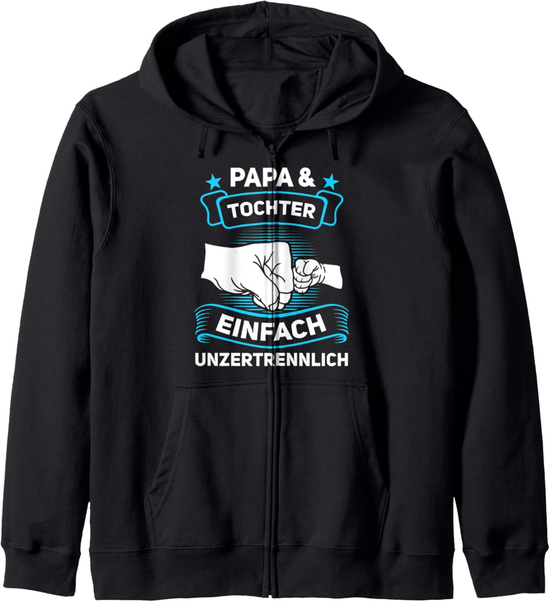 Papa Tochter Vater Tochter Kapuzenjacke
