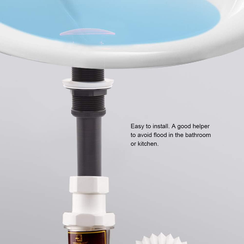 Push Open Waschbecken Ablau Ablaufventil Abflussgarnitur ohne überlauf Chrom Pop Up Ventil für Wasch