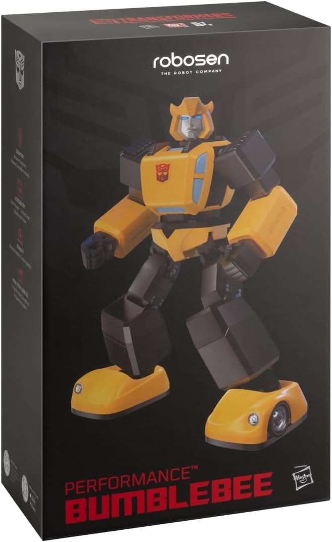 Robosen Authentic G1 Bumblebee Transformers Actionfigur: Interaktiver, sprachgesteuerter, programmie