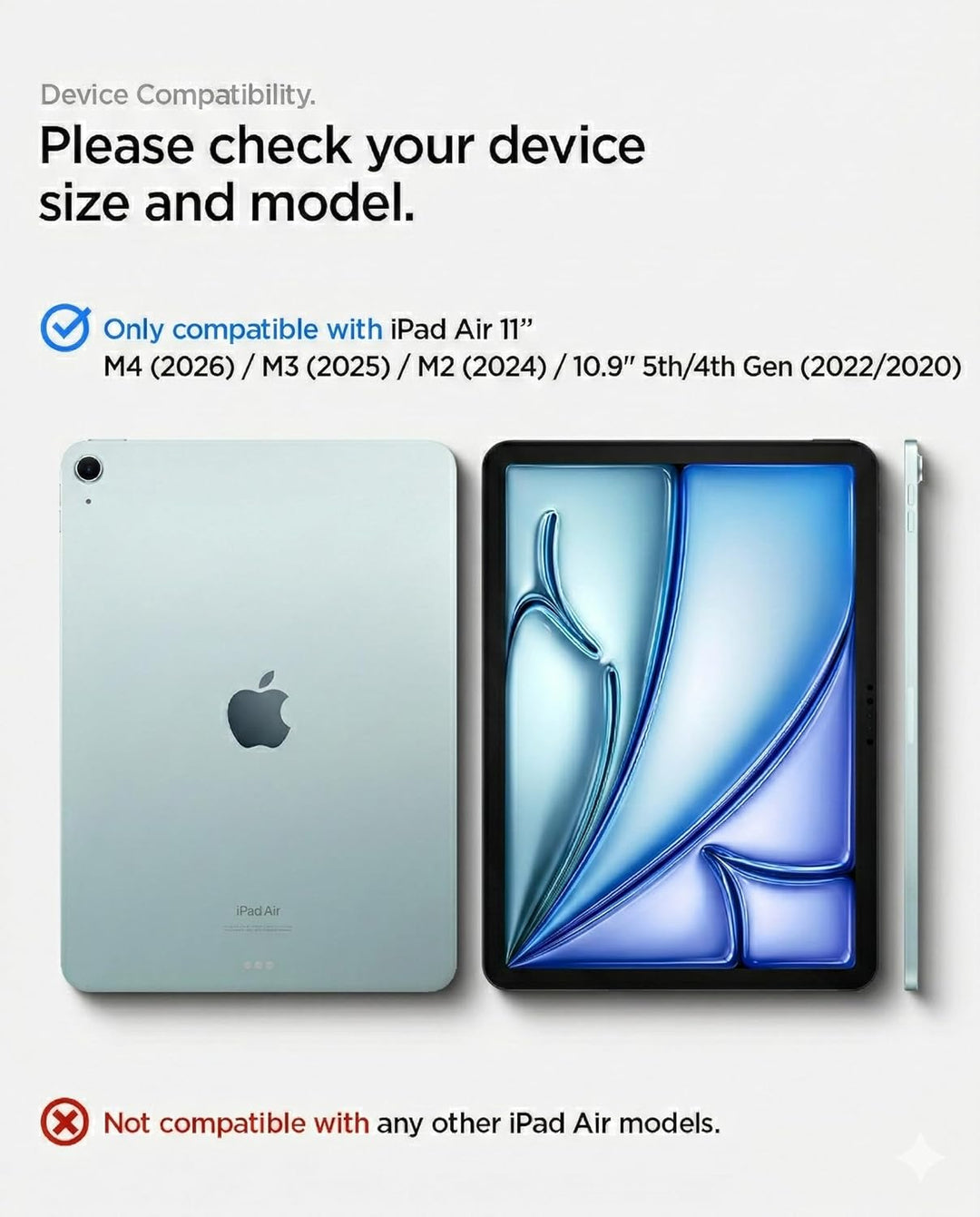 Spigen AirSkin Pro Kompatibel mit iPad Air 5. Generation (2022) / iPad Air 4. Generation (2020) 10.9