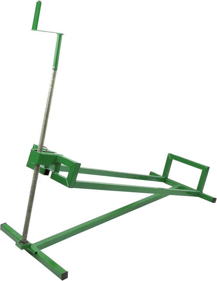 BAUPROFI Rasentraktorheber ZERLEGBAR BTH400A 400kg für Aufsitzmäher Rasenmäher, Grün