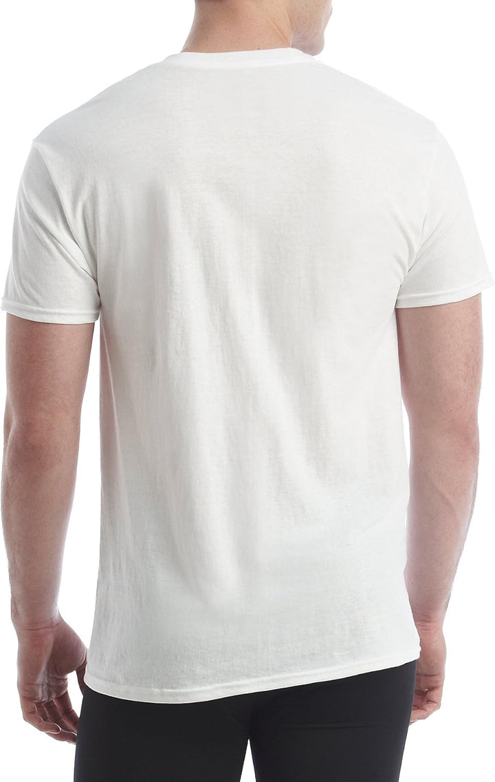 Hanes Ultimate FreshIQ Herren-Hemd, V-Ausschnitt, 4er-Pack S Weiss, S Weiss