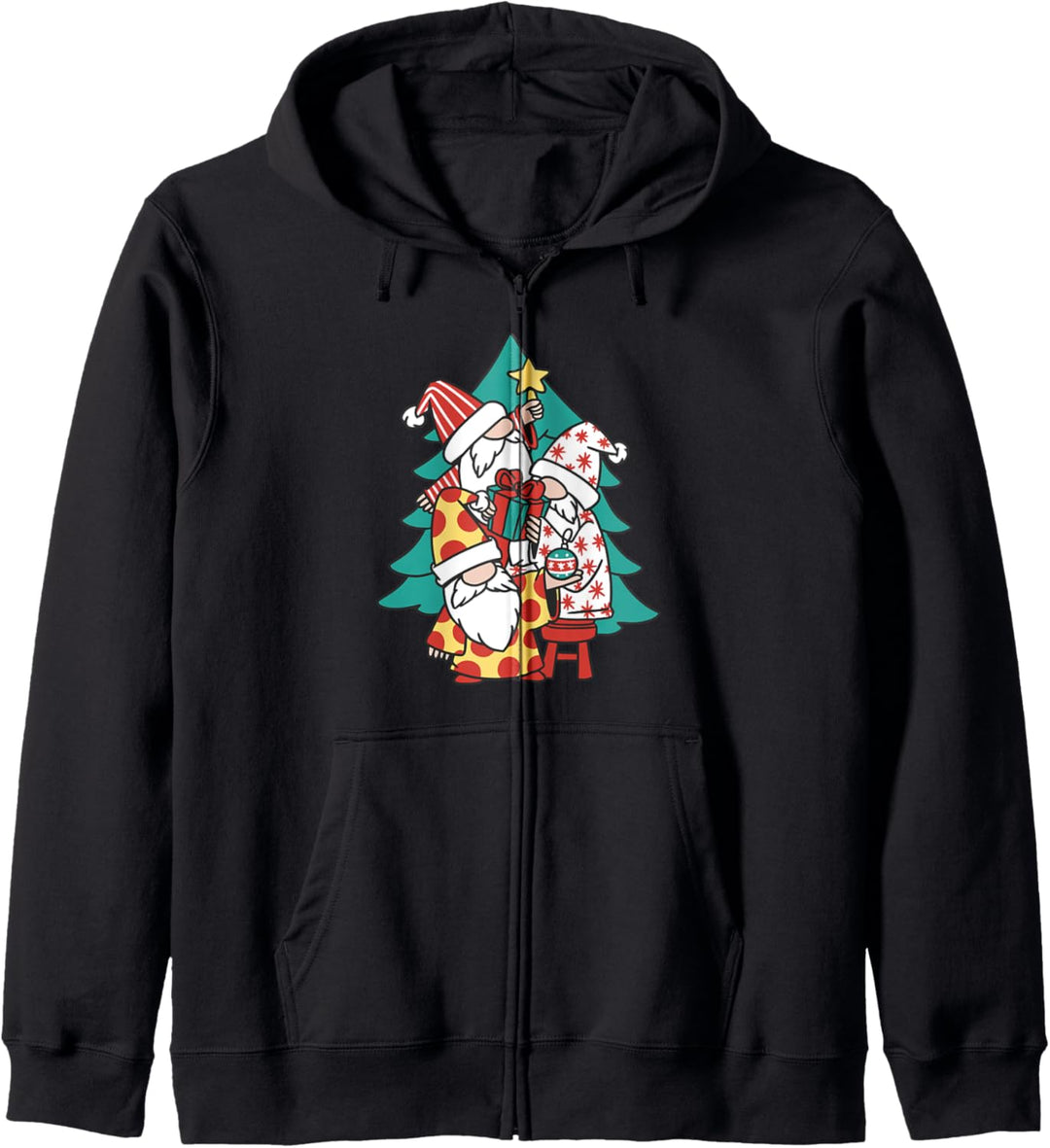 Gnome Wichtel Weihnachten Lustige Weihnachtswichtel Xmas Kapuzenjacke