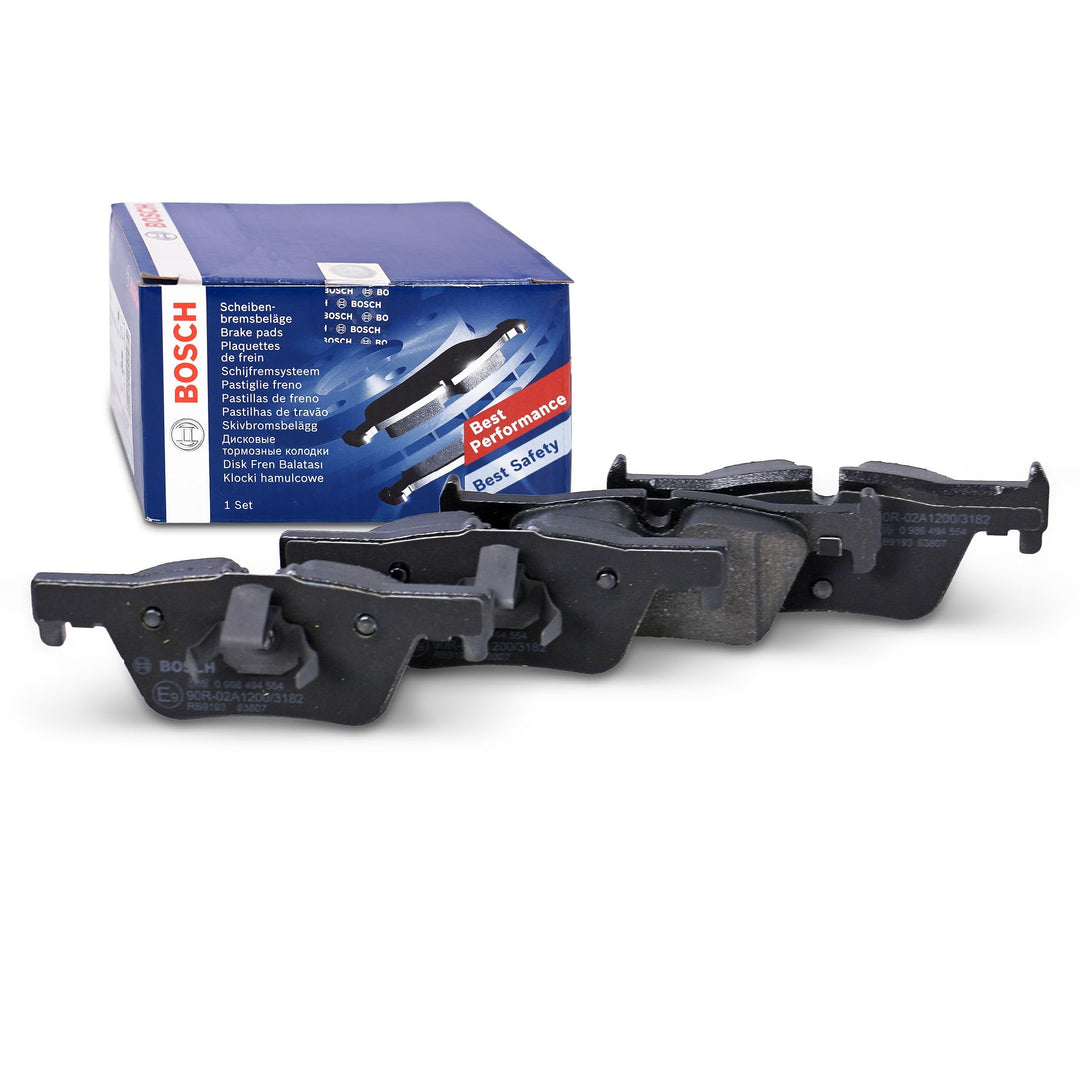 Bosch BP1475 Bremsbeläge - Hinterachse - ECE-R90 Zertifizierung - vier Bremsbeläge pro Set
