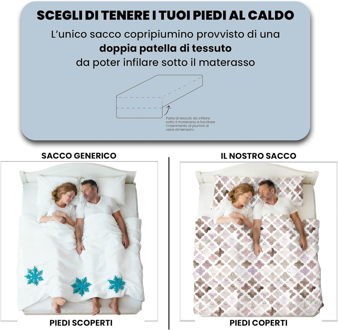 Italian Bed Linen MB Home Italy Fashion Bettbezug Set, Florence, Doppelbett, Florence