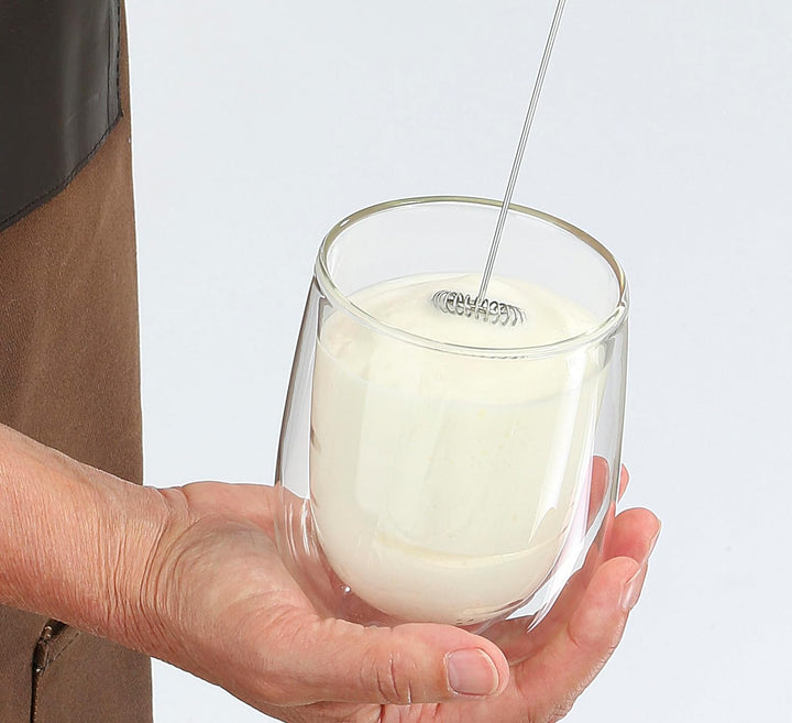 CILIO Milchaufschäumer AMICO für perfekten Milchschaum zu Hause, Elektrischer Milchschäumer mit USB-