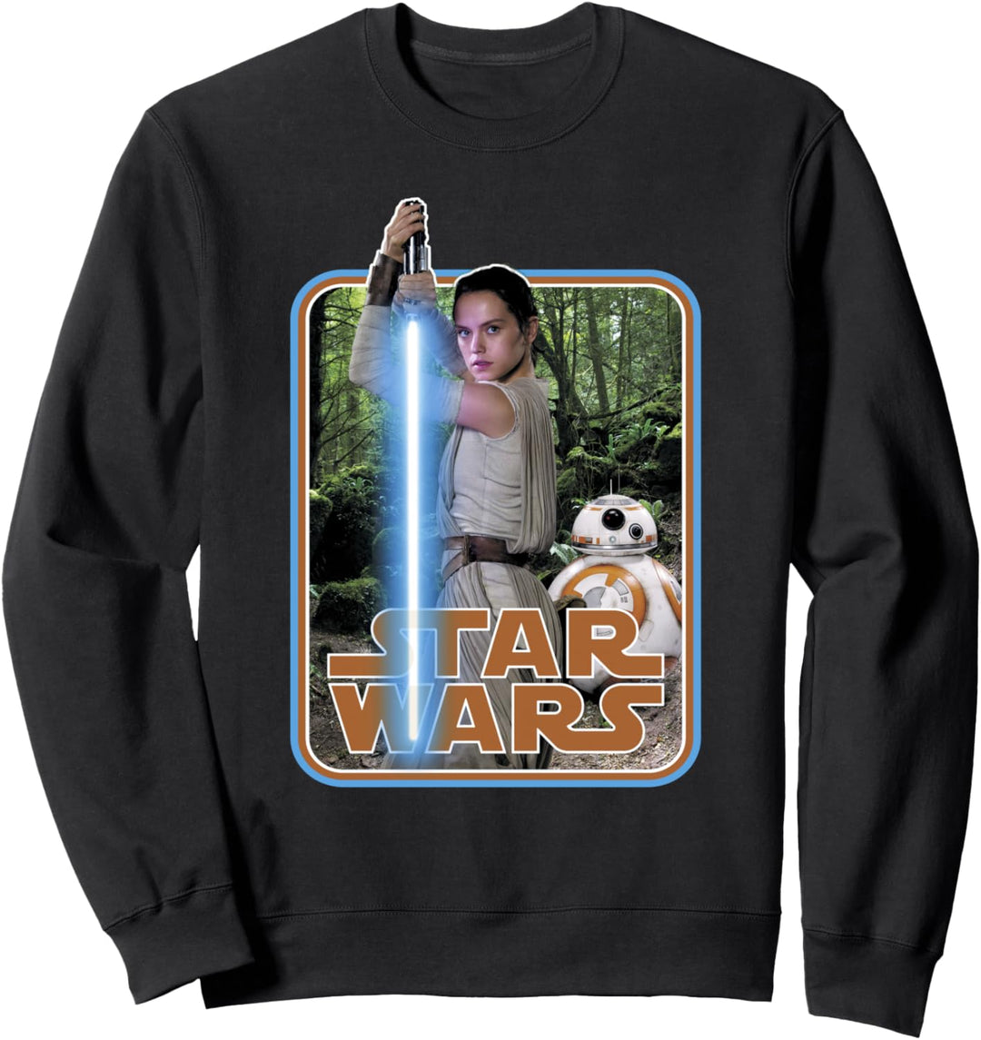 Star Wars Rey & BB-8 Episode 7 Poster Sticker Sweatshirt