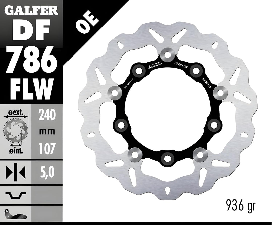 Bremsscheibe Galfer Wave schwimmend DF786FLW 240 x 5mm hinten