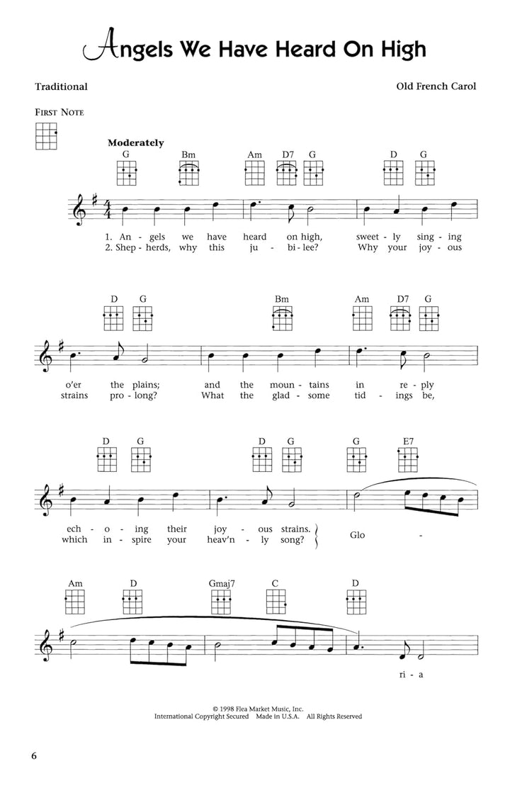 Jumpin' Jim's Ukulele Christmas: Ukulele Solo, Taschenbuch