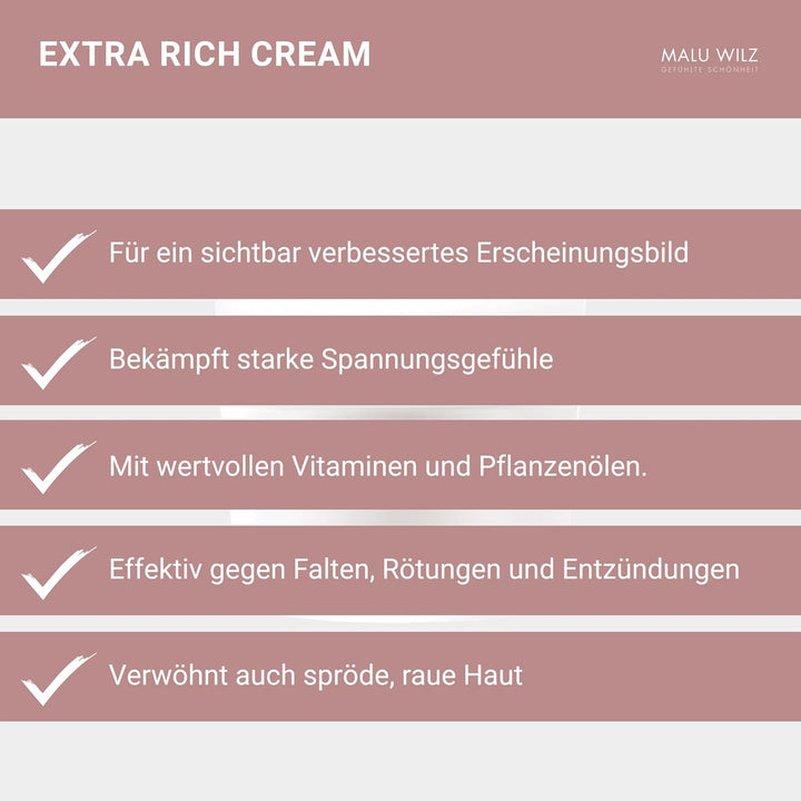 Malu Wilz Kosmetik Extra Reichhaltige Creme