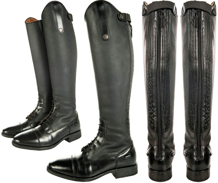 HKM Erwachsene SevillaReitstiefel 45 EU 9100 Schwarz, 45 EU 9100 Schwarz