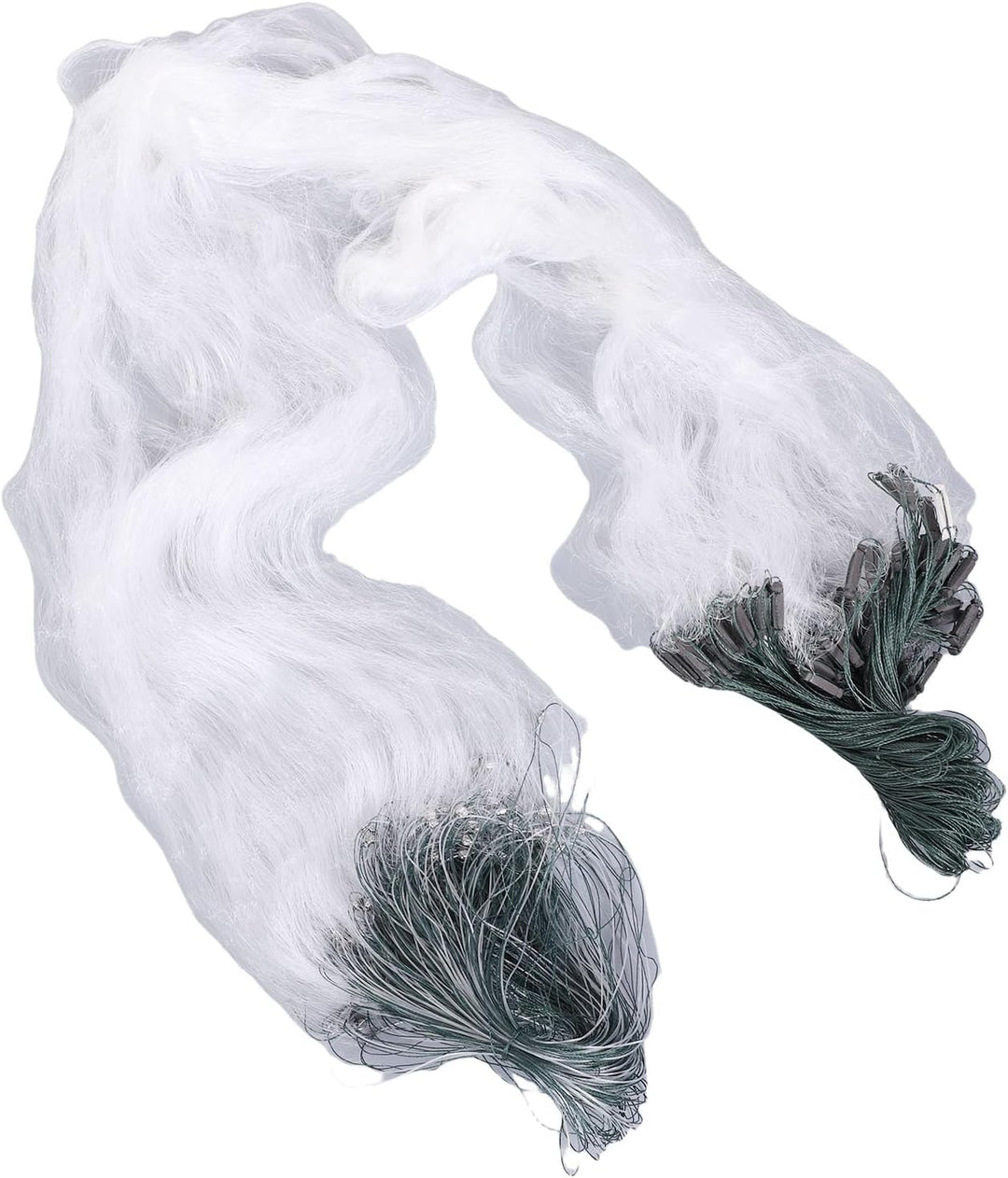 50 m Länge 1,5 m Höhe 3 Schichten schweres Fischernetz mit Schwimmfischzubehör(4 Finger) Blau, Blau