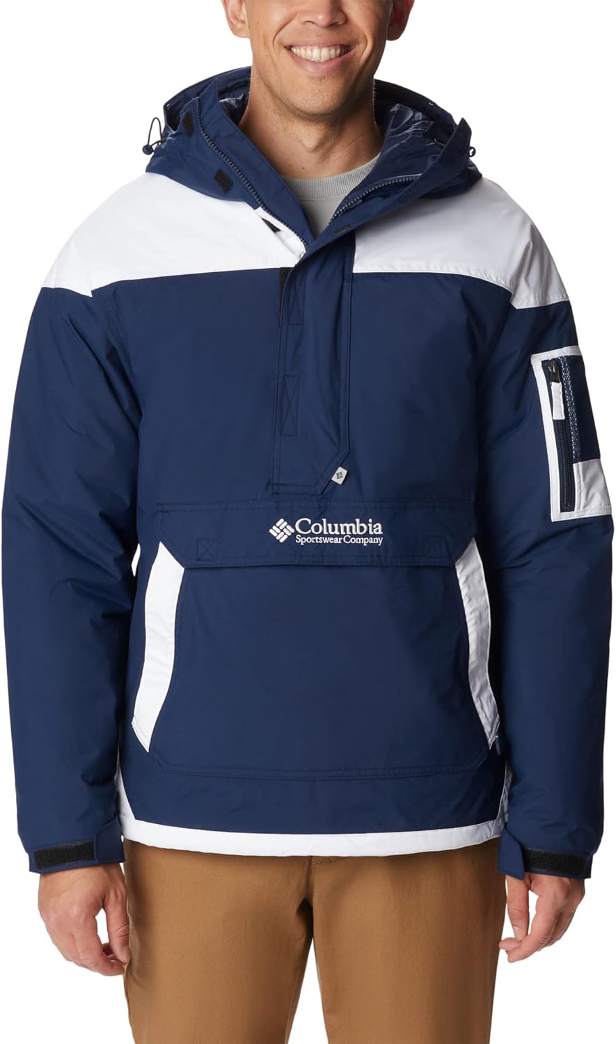 Columbia Herren Challenger Insulated Pullover Winterjacke (1er Pack) XL Collegiate Navy/White, XL Co