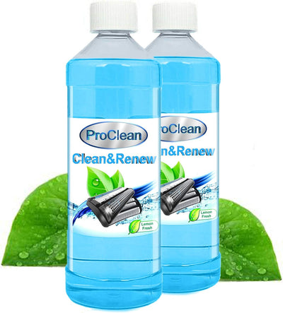 Ideal Pro Clean Scherkopfreiniger 2 x 1000ml Nachfüllflüssigkeit für Reinigungskartuschen. Braun CCR