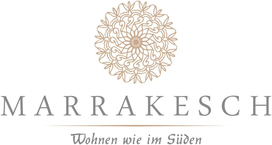 Marrakesch orientalische Laterne Windlicht 38cm | Laternen für Draussen Caja gross als Dekoration Wi