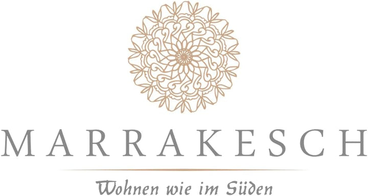 Marrakesch orientalische Laterne Windlicht 38cm | Laternen für Draussen Caja gross als Dekoration Wi