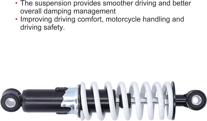 Yctze Dämpfer der Hinterradaufhängung Stossdämpferstrebe 250mm Universal Motorrad Stossdämpfer Einst