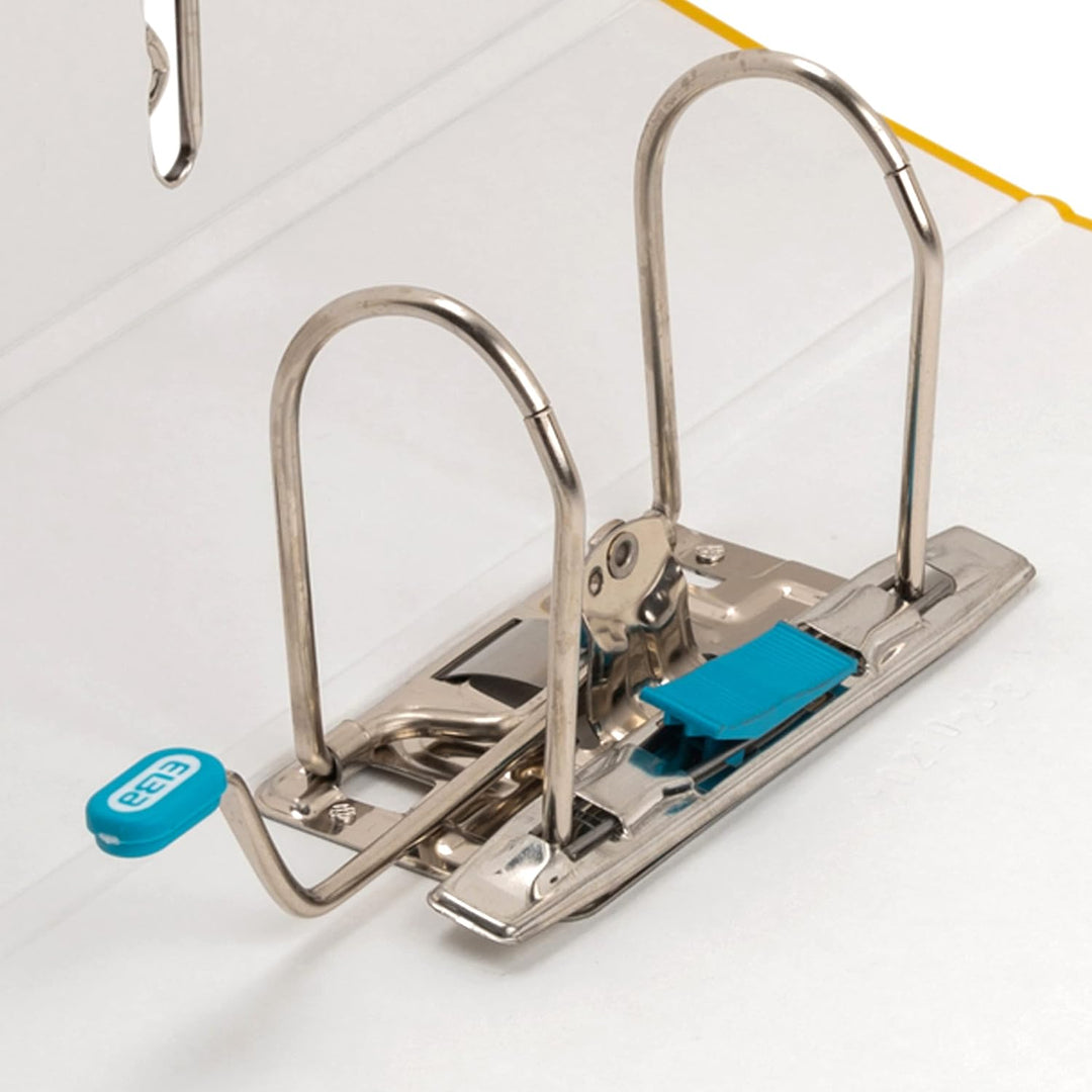 Elba Ordner A4, smart Pro, 8 cm breit, Kunststoff aussen, gelb, 10 Stück gelb A4, breit, gelb A4, br