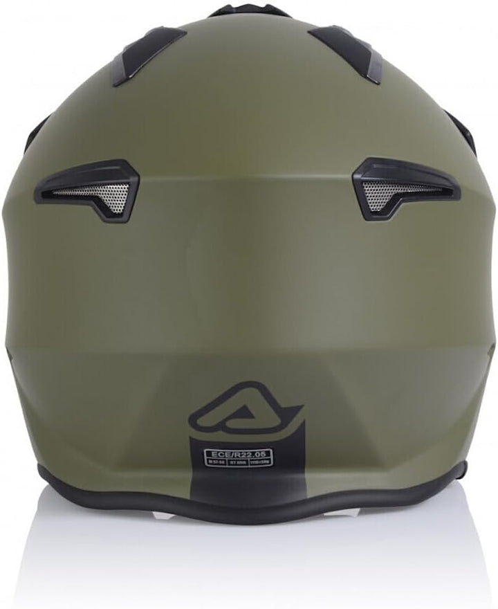 Acerbis Unisex-Adult Aria Jet Helmet, Oliv, XS
