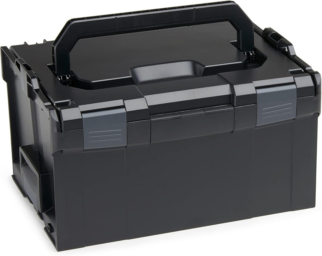 Bosch Sortimo L-BOXX Werkzeugkoffer-Set Gr 1-4 schwarz | Professionelle Werkzeugkästen leer Kunststo