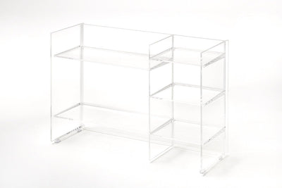 Kartell 9910B4 Regalsystem Sound Rack, transparent Cristallo, Cristallo