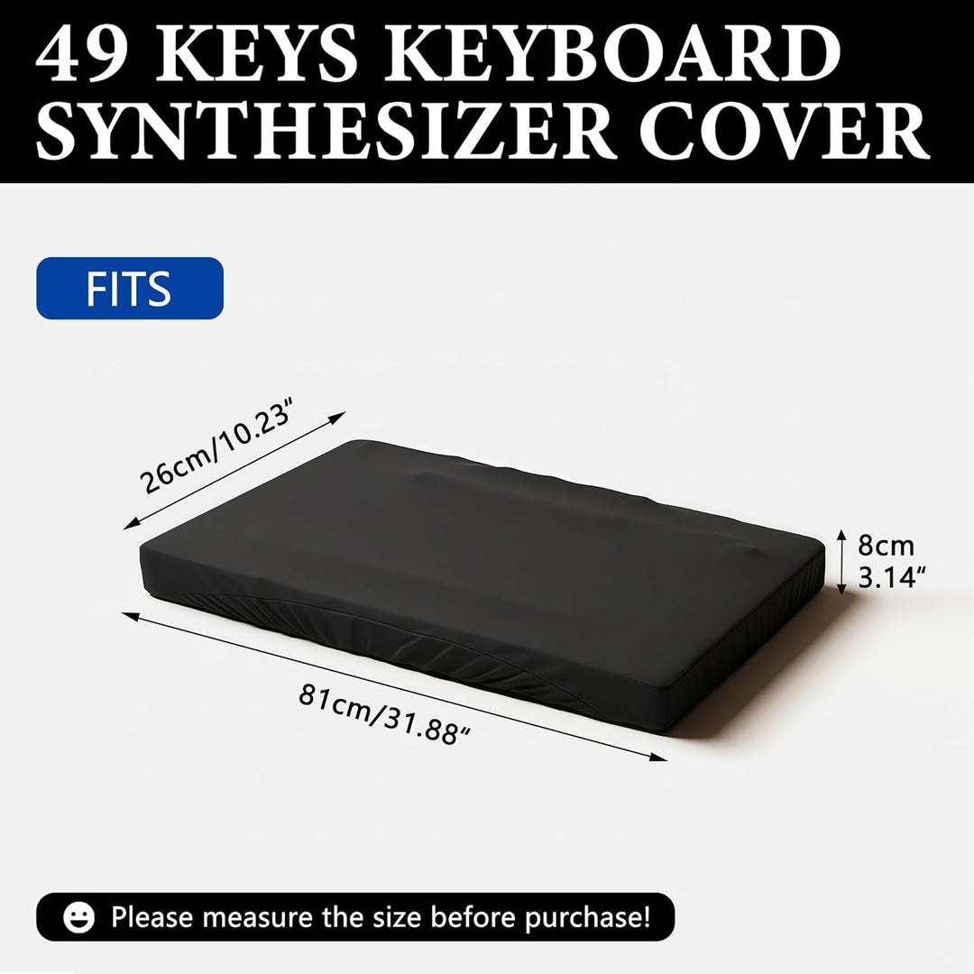 Staubschutz für Klaviertastatur mit 49 Tasten, kompatibel mit Native Instruments A49, M-Audio Oxygen