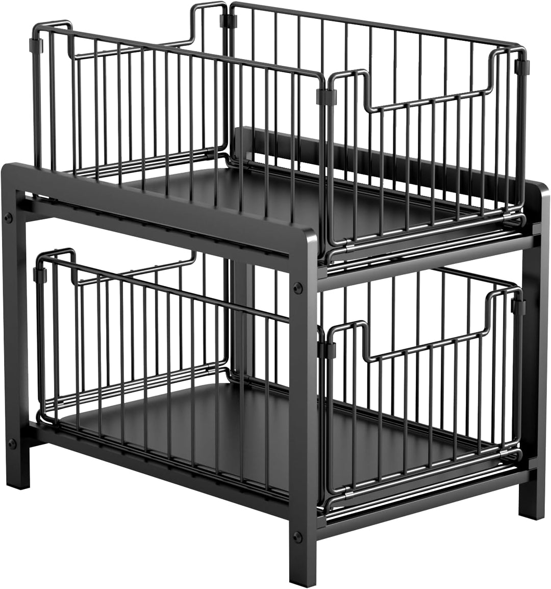 LANTUS Organizer mit Schublade unter der Spüle, Schiebeschrank, Schiebekorb, Gewürzhalter, Snackhalt