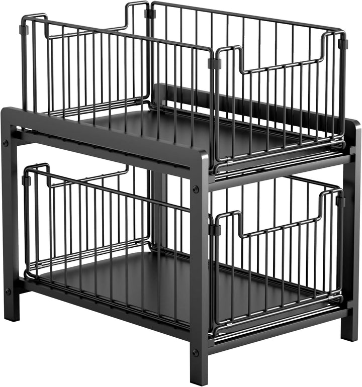 LANTUS Organizer mit Schublade unter der Spüle, Schiebeschrank, Schiebekorb, Gewürzhalter, Snackhalt