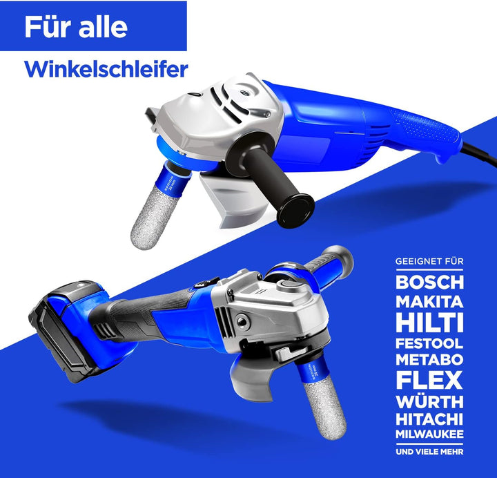 SEDION® Diamantfräser 20mm x M14 Premium - Exzellentes Bohren & Fräsen von harten Fliesen - Fingerfr