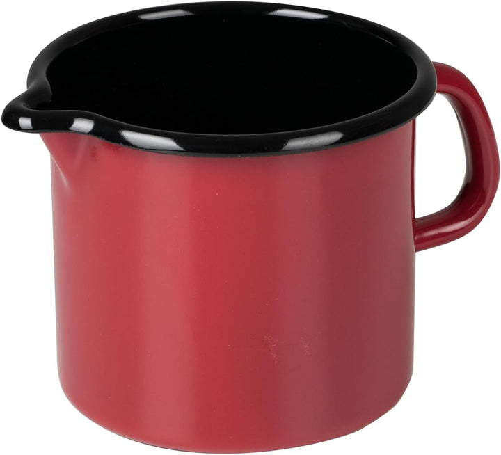 Riess, 0346-020, Classic-Set, 5tlg, COLOR ROT, Fleischtöpfe mit Deckel, 16cm - 1.5l, 18cm - 2.5l, 20