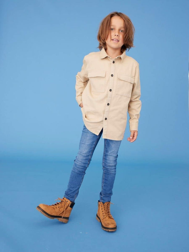 NAME IT Mädchen Hose 128 Medium Blue Denim, 128 Medium Blue Denim