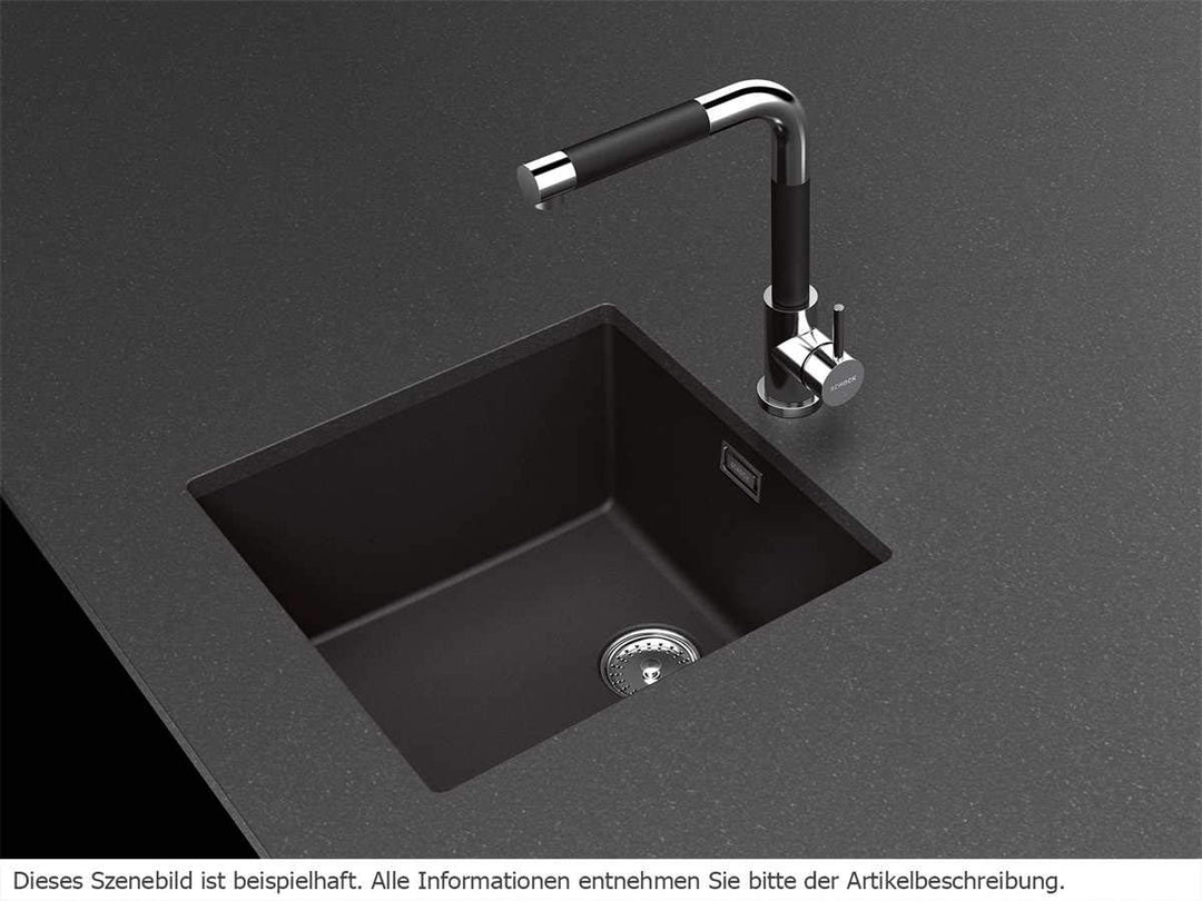 SCHOCK Küchenarmatur SC-300 Polaris – Hochdruck Armatur CRISTADUR mit Festauslauf und Standard Norm-