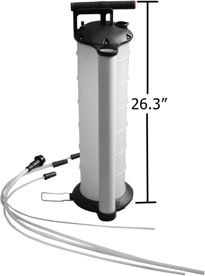 ONLISUM Ölsaugpumpe mit 3-Schläuchen,Ölsaugpumpe Flüssigkeitenabsaugpumpe 7L,ölpumpe handpumpe für M