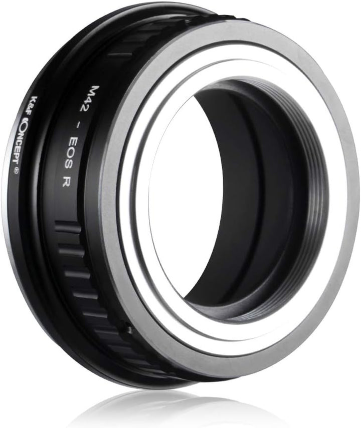 K&F Concept M42-Canon EOS R Bajonettadapter Objektiv Ring für M42 Objektiv auf Canon EOS R-Mount Kam