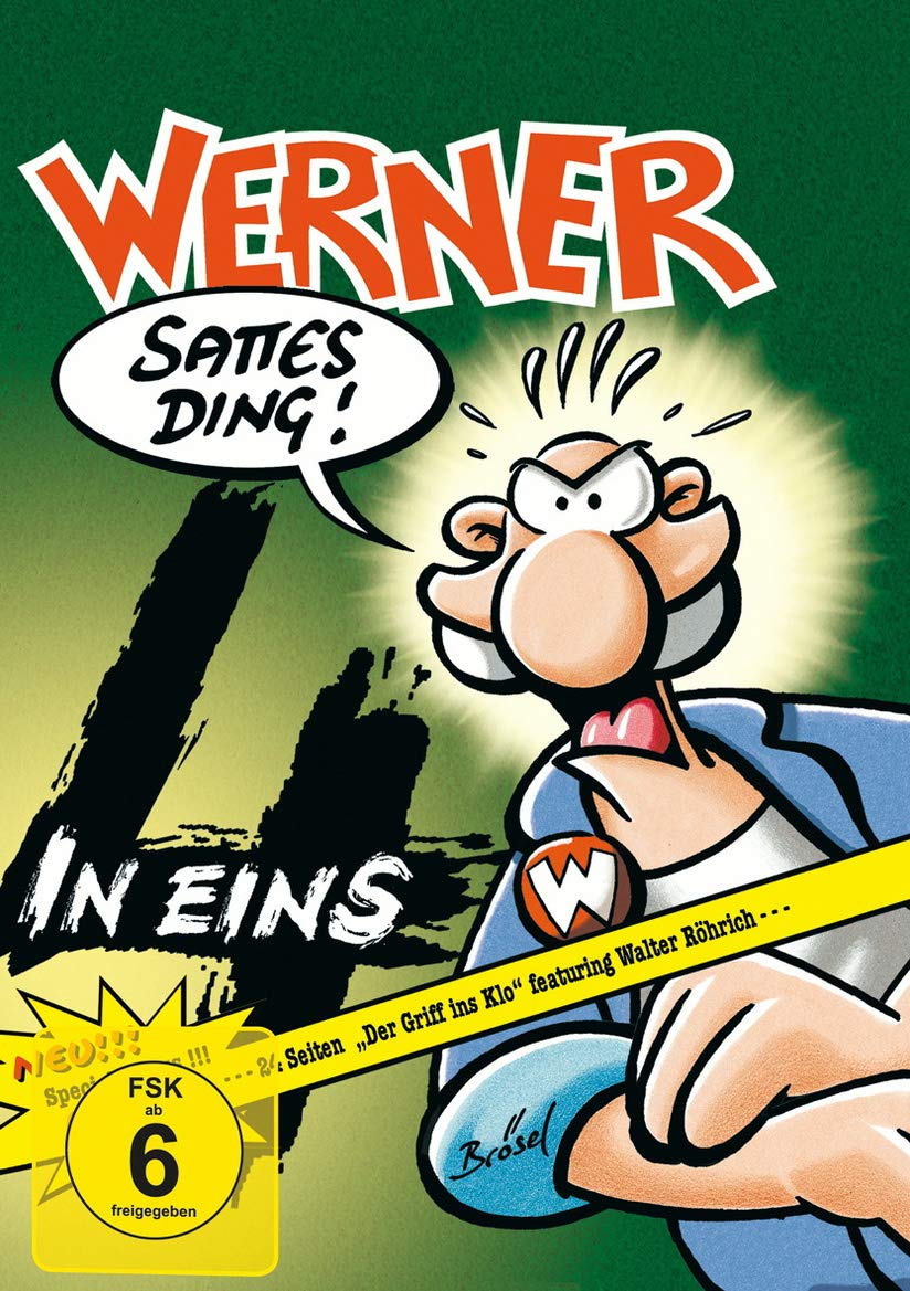 Werner – vier in eins (inklusive brandneuem Comic), DVD