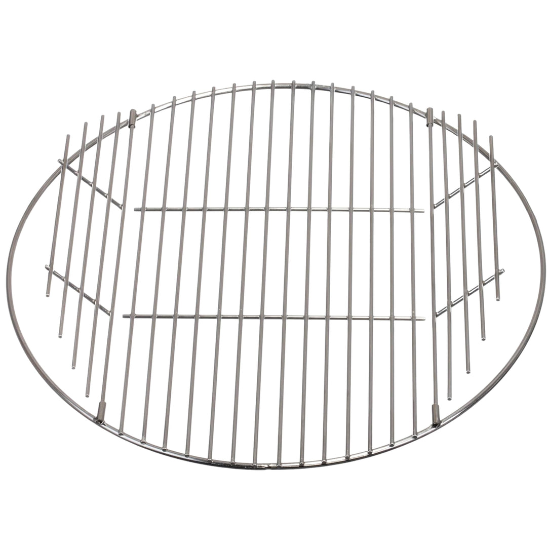 Grillrost Edelstahl Rostauflage klappbar Rostfrei von Brandsseller Rund Ø 54,5 cm für Weber 57 cm ge