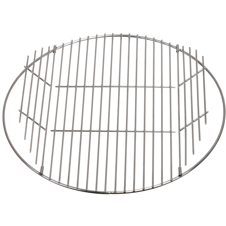 Grillrost Edelstahl Rostauflage klappbar Rostfrei von Brandsseller Rund Ø 54,5 cm für Weber 57 cm ge
