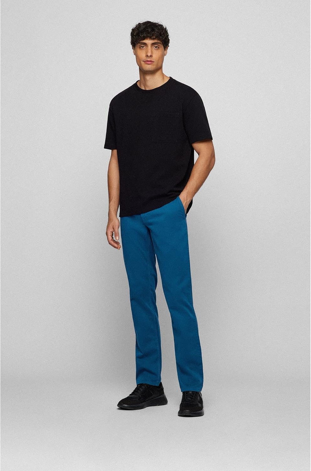 BOSS Herren Schino-Slim D Hose Blau 31W / 32L, Blau 31W / 32L