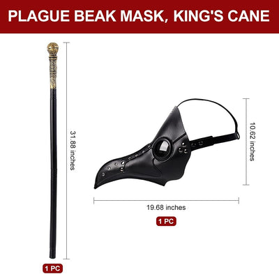 Pest Ärzte Maske Lange Nase Vogelschnabel Steampunk Maske Halloween Maske Gothic Retro Leder Vogelma