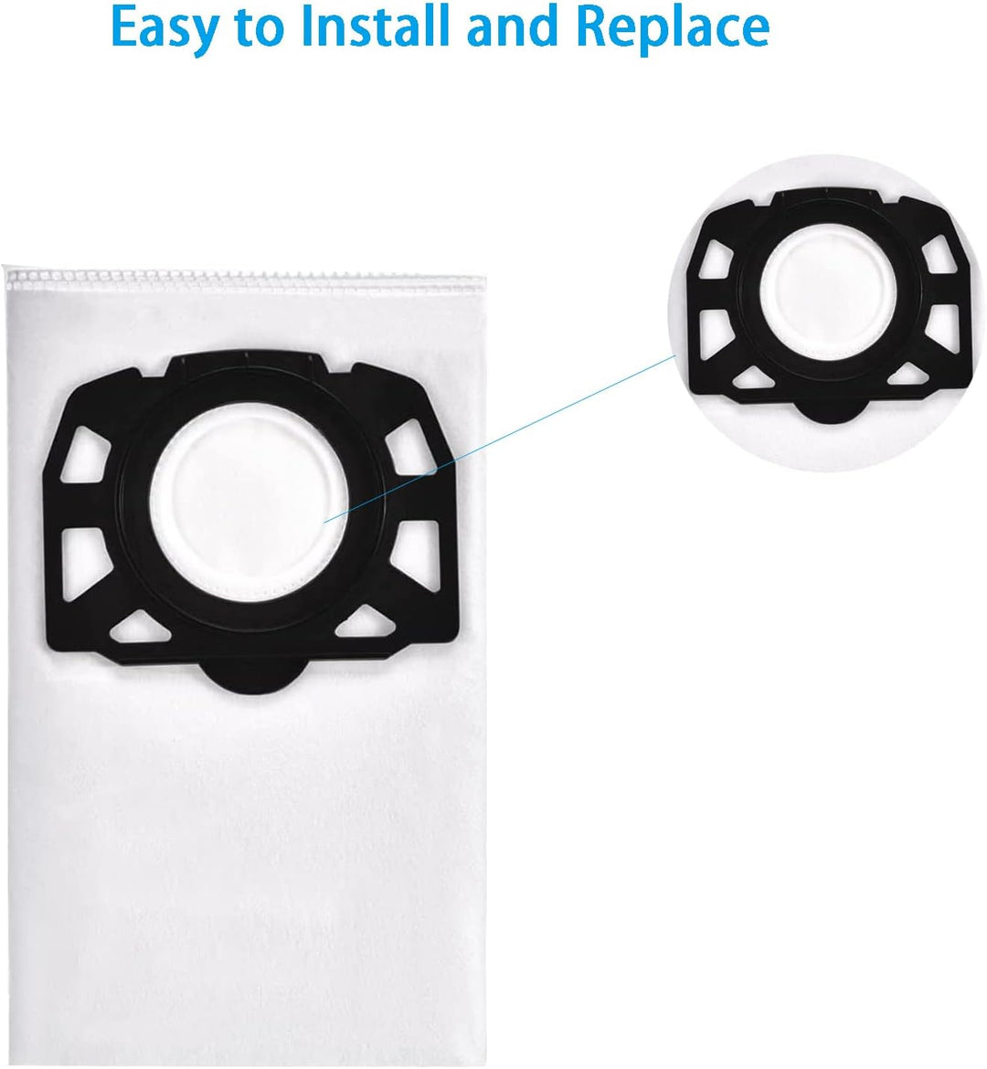 Staubbeutel Filter Zubehör Set für Kärcher WD4 WD5 WD6 MV4 MV5 MV6 WD5P WD6P Premium Staubsauger KFI