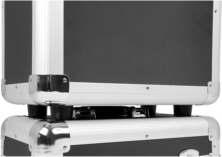 Power Dynamics RC80 Plattenkoffer für 60 Schallplatten Aufbewahrung, Vinyl Koffer, stabile und profe