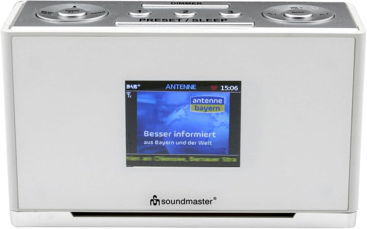 Soundmaster UR240WE Tischradio DAB+, UKW AUX Weiss
