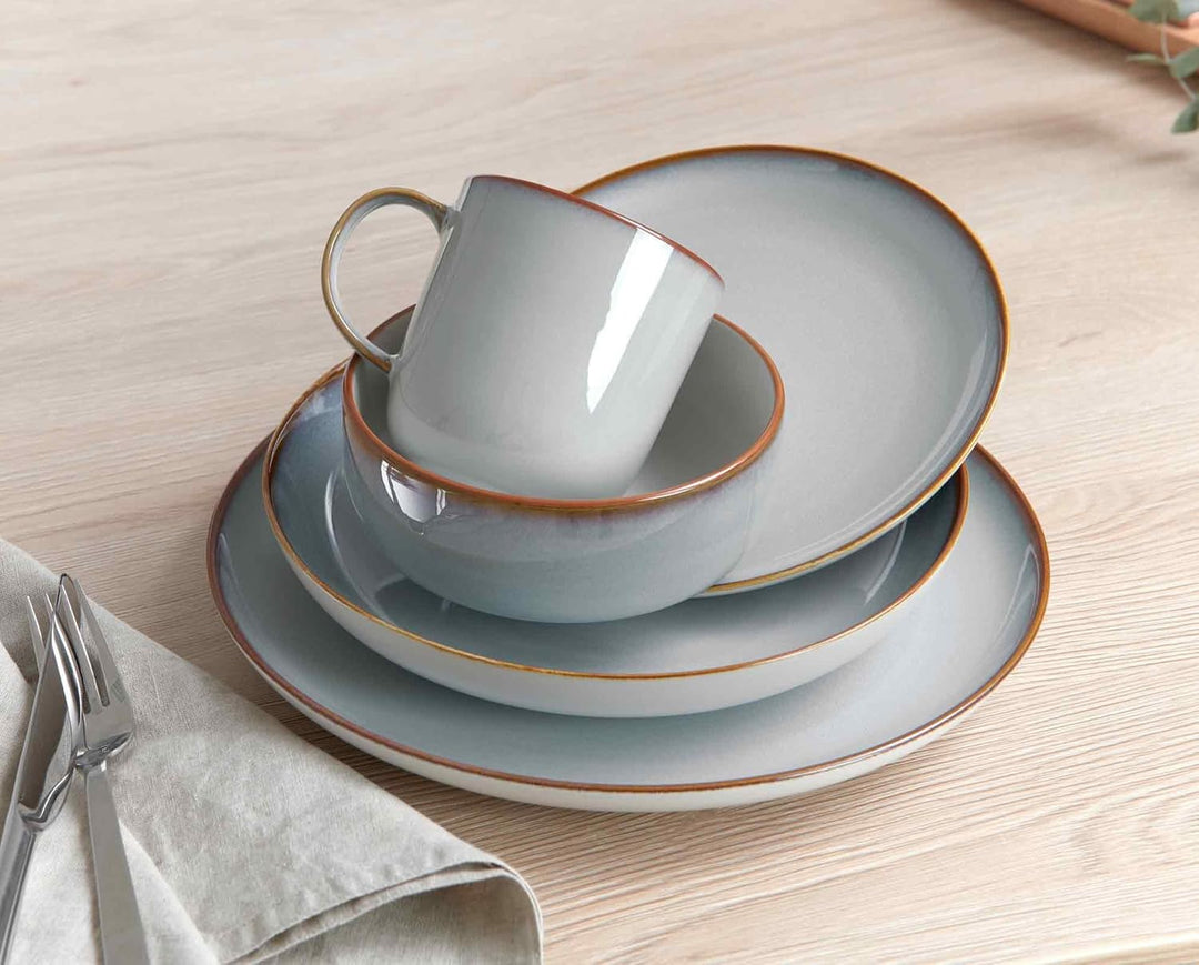 Ritzenhoff & Breker Portofino Suppenteller 6er Set, 23 cm, Tiefe Teller mit Farbverläufen, Skandinav