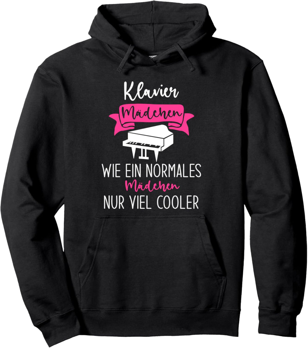 Klavier Klavierspieler Klavierspielerin Pullover Hoodie