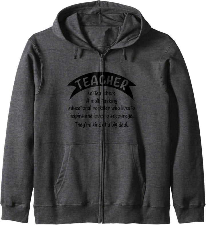 Teacher noun Spruch Sportlehrer Gymnasium Lehrerin Kapuzenjacke