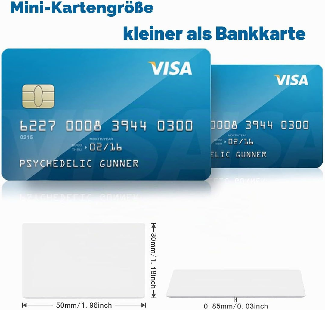 100 Stück NFC 215 Karten, NTAG215 NFC Tags Wiederbeschreibbare NFC 215 Kartenanhänger Kompatibel mit