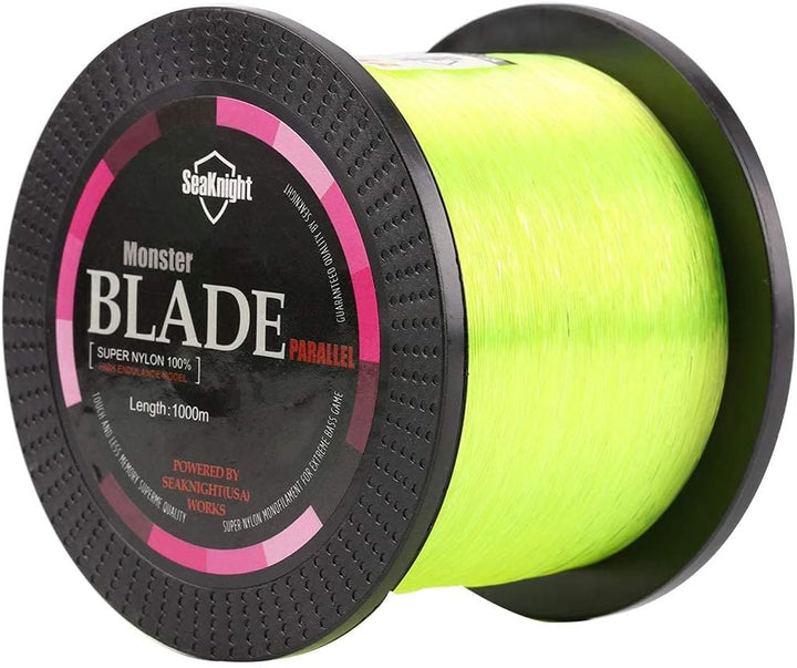 Seaknight Blade Nylon Angelschnur Monofil Karpfen 500M/1000M Salzwasser Monofile Angelschnur Forelle